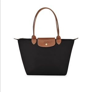 Longchamp Small Le Pliage Tote - Black